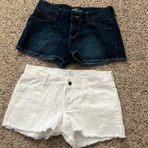 Old Navy jean shorts (2 pair)